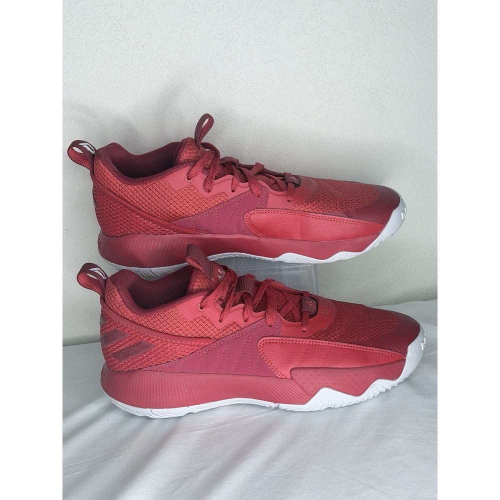 Adidas Dame Basketball Shoes Men's Sz 10.5 Red Certified Damian GY2443 - Picture 3 of 11